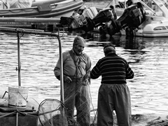 Manfredonia, pescatori al lavoro. Foto 005