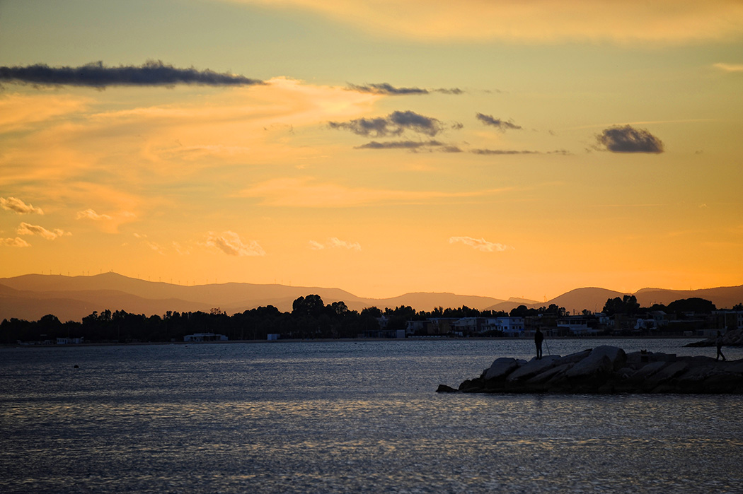 Tramonto di fuoco a Manfredonia