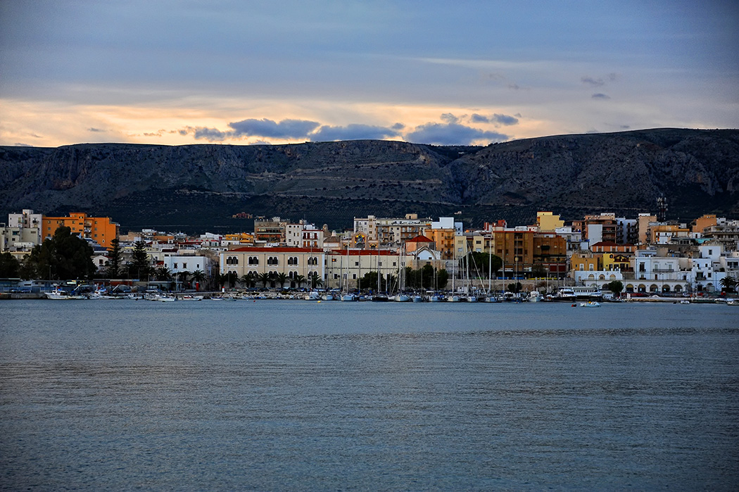 Tramonto di fuoco a Manfredonia