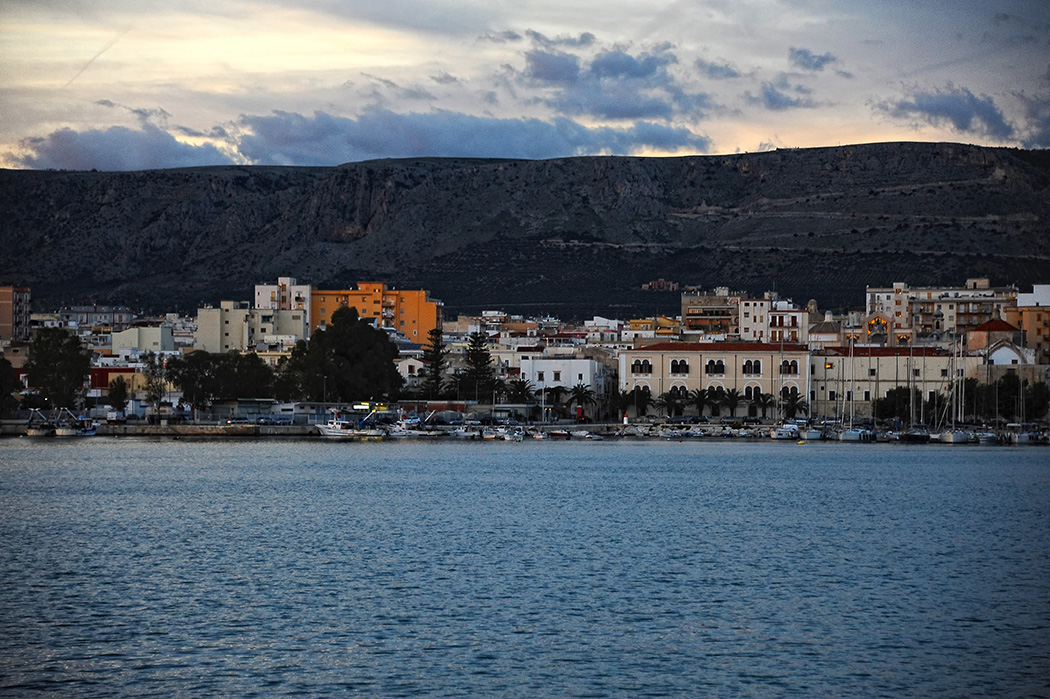 Tramonto di fuoco a Manfredonia