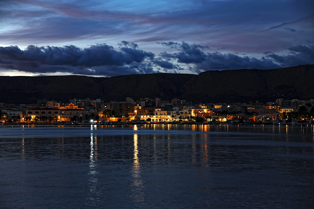 Tramonto di fuoco a Manfredonia