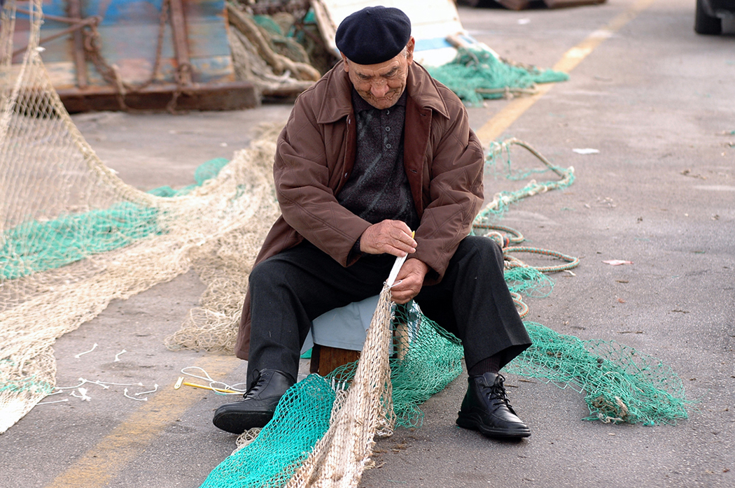 Anziano pescatore